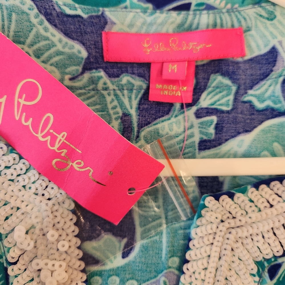 Lilly Pulitzer Renato Tunic New with tags Gorgeous Lilly Top! $178 Retail!! - Picture 6 of 16